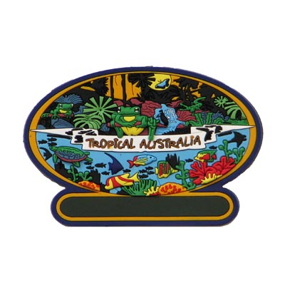 Rubber Magnet Tropical Aust